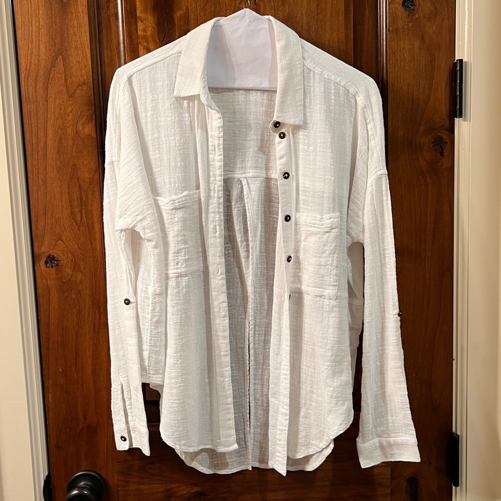 Free People linen top size S